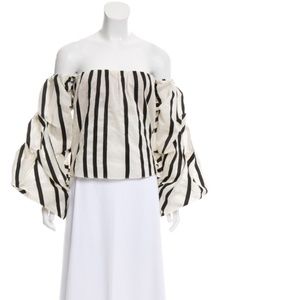 JOHANNA ORTIZ Frida Striped Blouse Size: S